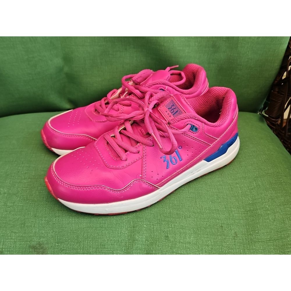 361° Degrees FUSCHIA PINK ROYAL BLUE‎ Sneakers Tennis Shoes Basketball Sz 8